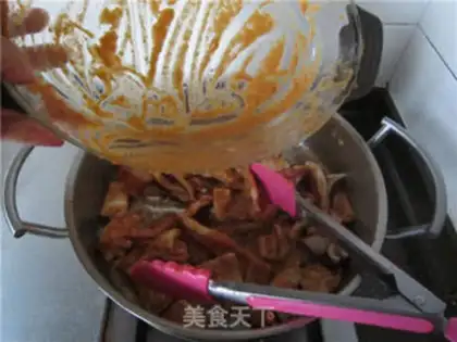 Make Han Feng fried squid step 9