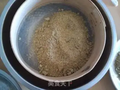Make Old Beijing green bean cake step 6