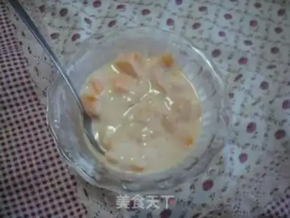 Make Homemade mango yogurt step 3
