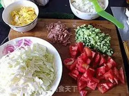 Make Tomato rice step 2