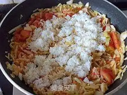 Make Tomato rice step 4