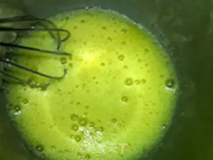 Make Green bean cream ice cream step 5