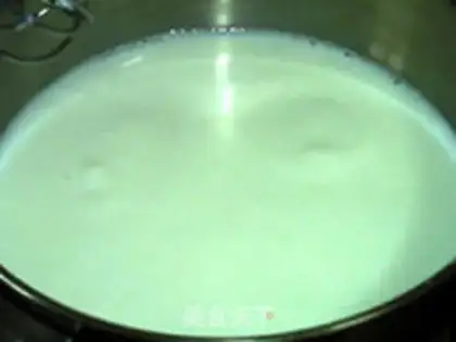 Make Green bean cream ice cream step 7
