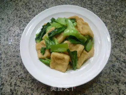 Make The greens make small oil step 8