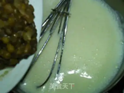 Make Green bean cream ice cream step 10