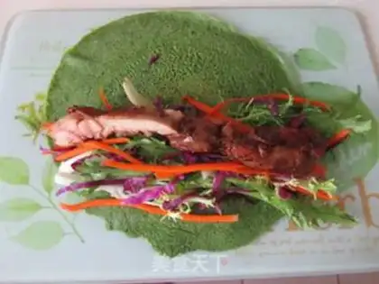Make A spinach chicken roll step 13
