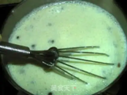 Make Green bean cream ice cream step 12
