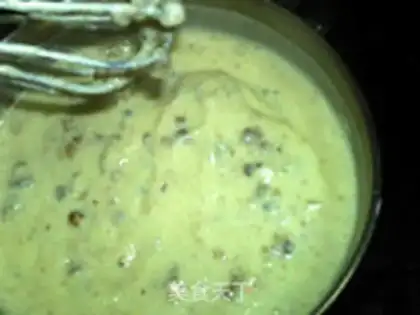 Make Green bean cream ice cream step 13