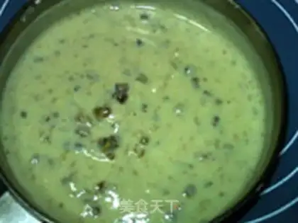 Make Green bean cream ice cream step 15