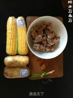 Make Corn lily steak soup step 0