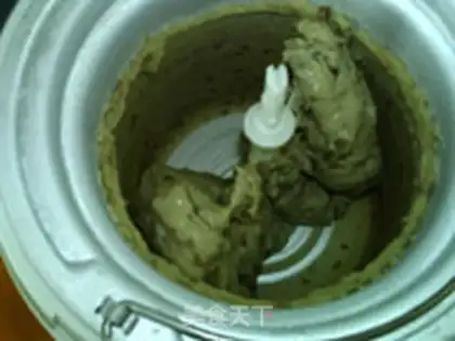 Make Green bean cream ice cream step 17