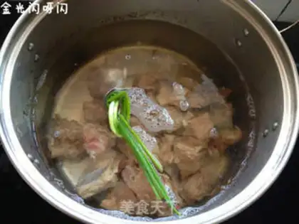 Make Corn lily steak soup step 2