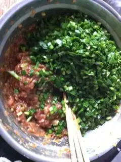Make Pork omelet bun step 18