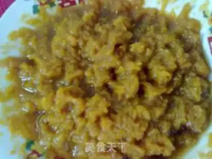 Make Cheese pumpkin pie step 1