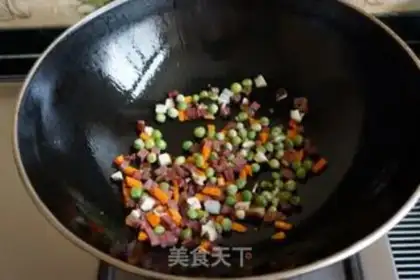 Make Beef fried rice step 1