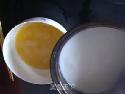 Make Fresh milk and eggs step 4
