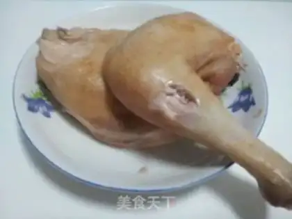 Make Onion hand tore chicken step 2