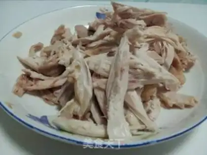 Make Onion hand tore chicken step 3
