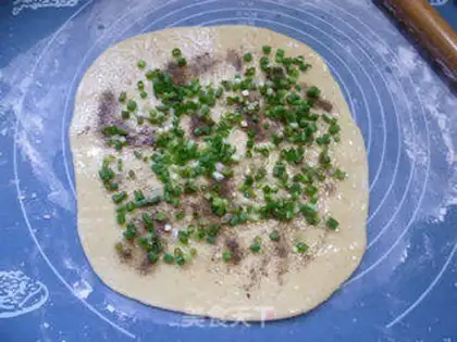 Make Onion egg pancake step 7