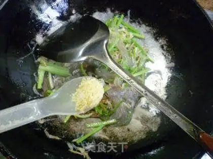 Make Shrimp skin fan celery step 8