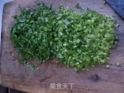 Make Cream shrimp tofu step 3