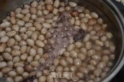 Make Plumbing peanut rice step 2
