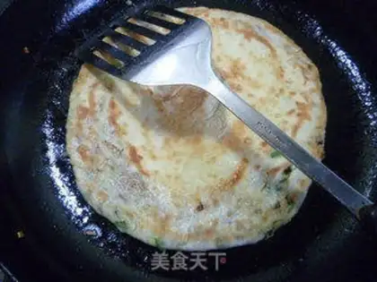 Make Onion egg pancake step 12