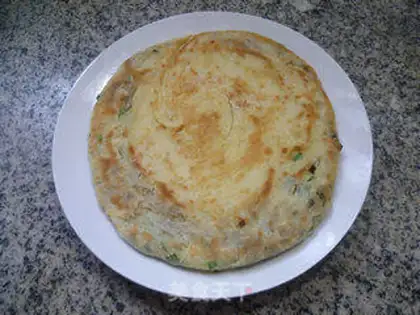 Make Onion egg pancake step 13