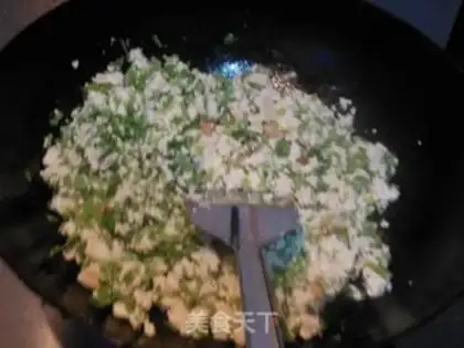 Make Cream shrimp tofu step 8