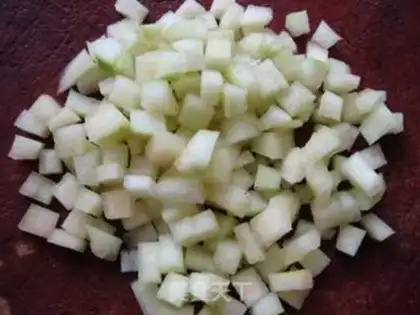 Make Watermelon porridge step 2
