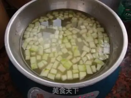 Make Watermelon porridge step 4