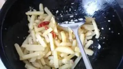 Make Dry potatoes step 5