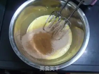 Make Cherry cocoa cake step 3