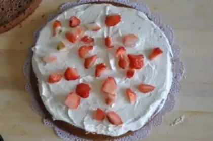 Make Black forest cake step 12