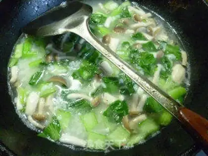 Make Crab mushrooms and rice step 9