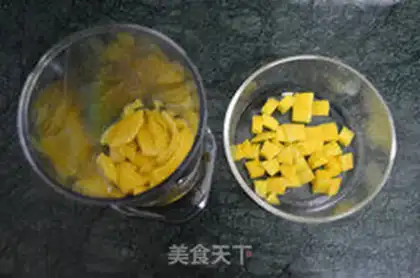 Make Mango fresh ice cream step 2