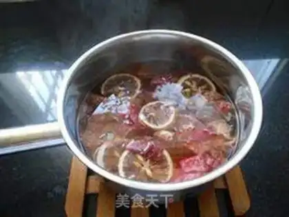 Make Lemon-fruit tea step 7