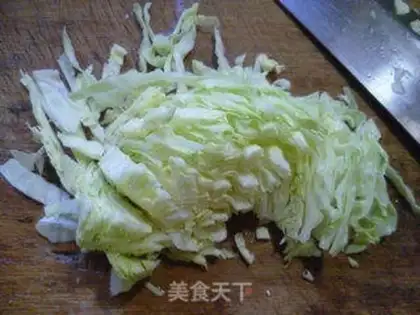 Make The cabbage is fired step 3