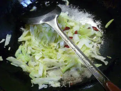 Make The cabbage is fired step 7