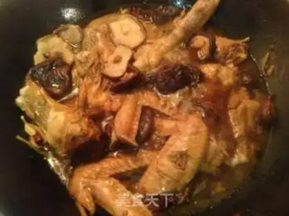 Make The chicken wings of mushrooms step 6