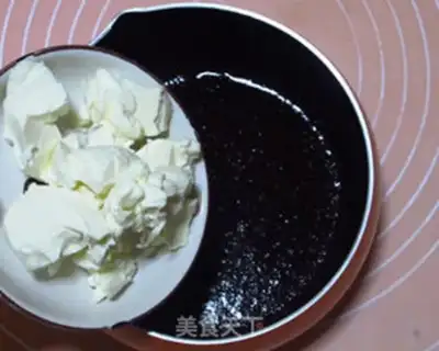 Make Blueberry cheese cream step 5
