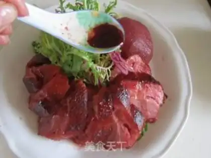 Make Smoked duck with pear step 11