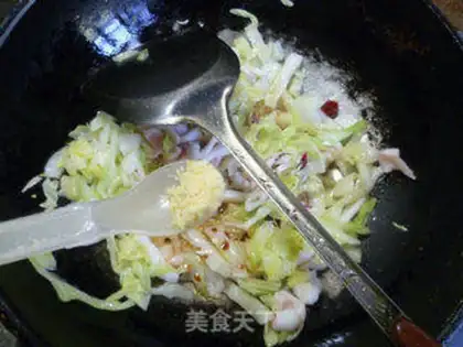 Make The cabbage is fired step 11