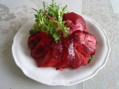 Make Smoked duck with pear step 12