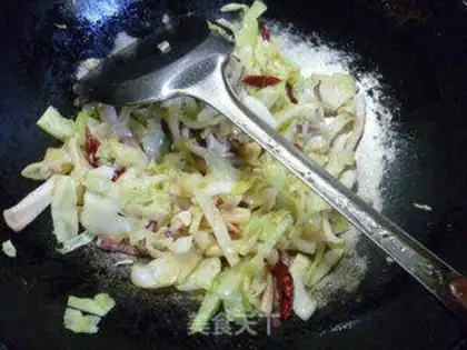 Make The cabbage is fired step 12