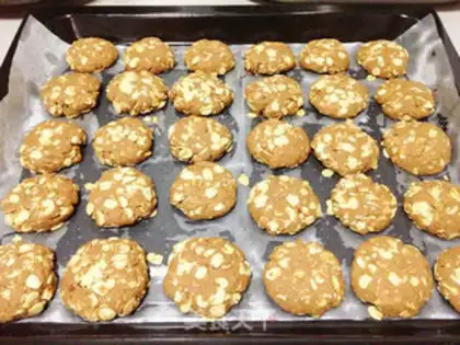 Make Red sugar oatmeal cookies step 5