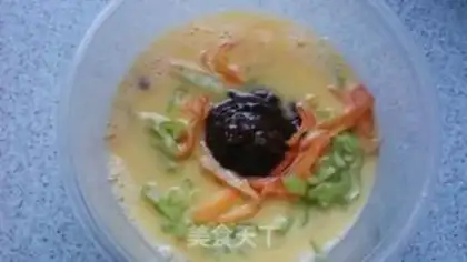 Make Microwave, northeast egg dumplings step 4