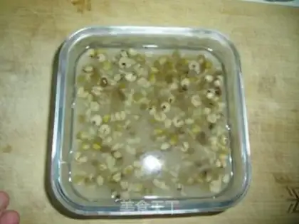 Make The rice green bean ice cream step 7