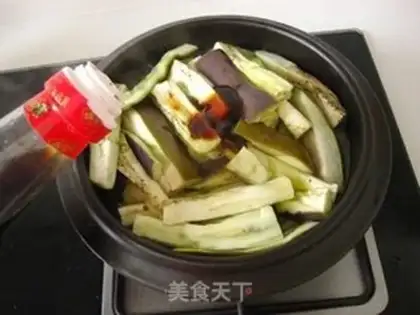 Make Salt fish eggplant step 13