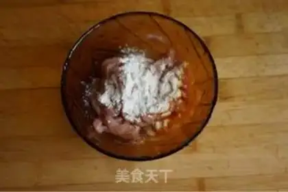 Make White little fried meat step 2